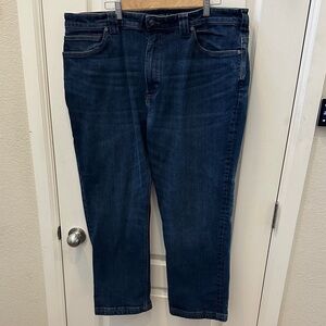 Duluth Trading Co Deep Indigo Straight Jeans 40x30
